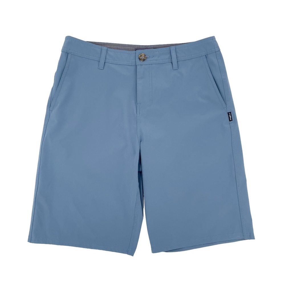 O'Neill Boy's Reserve Solid Hybrid Shorts SP028A014 Dusty Blue Size 30